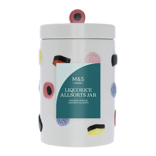 M&S Liquorice Allsort Jar 450g, British Import (Pack of 3)