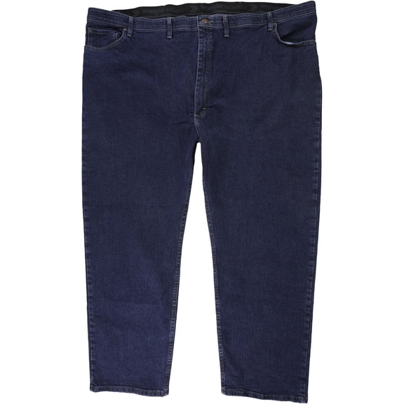 Wrangler Mens Comfort Waist Regular Fit Jeans, Blue, 54W x 30L