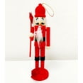 thumbnail image 1 of "Cascanueces Decorativo de Navidad 17 cm - Diseño Tradicional con Traje Rojo y Verde, Figura Clásica de Madera para Decoración Festiva de Interiores, Ideal para Colección Navideña", 1 of 4