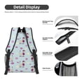 thumbnail image 4 of Honeii Poodle Dog Print Backpack for School,15.6 inch Laptop Back Pack for High School and College Students, Waterproof Computer Bookbag-One Size, 4 of 6