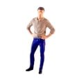 thumbnail image 3 of Figura de personas a escala 1/64, manualidades DIY para decoración de paisajes Diorama Masculino Caqui, 3 of 8
