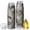 Grey and Gold Marble Pattern, variant on Black and Gold Marble Pattern Bullet Tumbler, Vacuum Insulated Vacuum Bullet Drinkware 360° Seamless Print Gifts Ideas for Birthday Holiday Party
