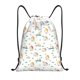 thumbnail image 1 of Fotbe Cartoon House Bolsa Mochila con Cordón Estampada, Bolsa de Gimnasio Deportiva, Bolsa Cinch, Bolsa con Cordón para Hombres y Mujeres-Small, 1 of 6