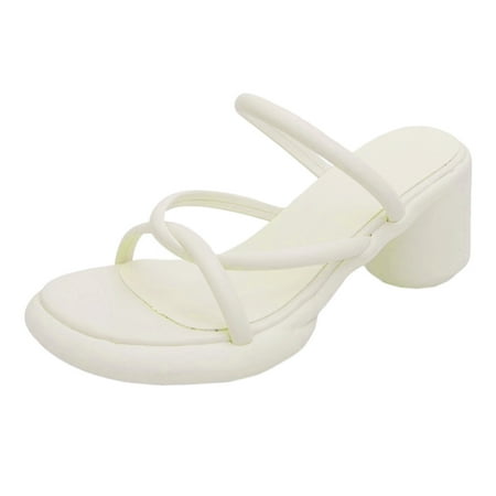 

Quealent Adult Women Sandal Espadrille Sandals Wide Width for Women Ladies Summer Fashion Classic Solid Color Breathable Sports Sandals for Women Beige 8