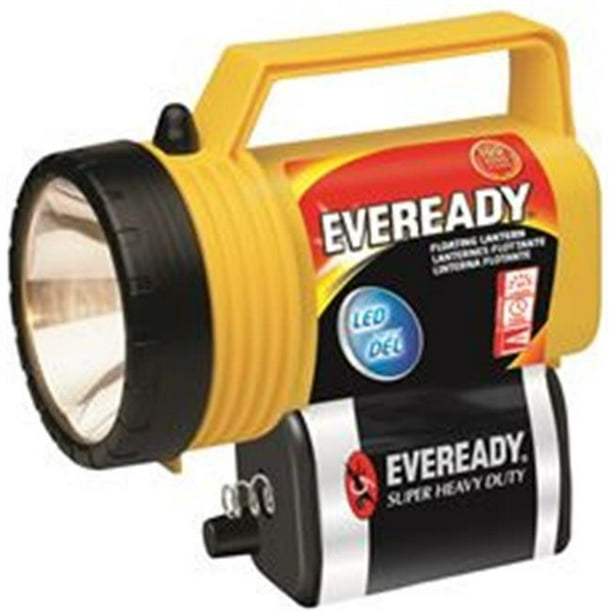 Eveready Batterie 3552622 LED Lanterne Flottante&44; Jaune&44; Utilise une Batterie Terminale à Ressort 6-V