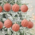 thumbnail image 4 of Fwttom Furry Christmas Balls Set of 12 - Deluxe Shatterproof Christmas Ball Ornaments, Xmas Tree Hanging Ornaments with Hanging Loop, Holiday Wedding Christmas Decor Party Supplies, 2", Rose Gold, 4 of 7