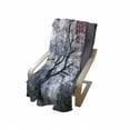thumbnail image 4 of Tree Soft Flannel Fleece Throw Blanket, Photo with Dramatic Nature Scenery of Abstract Colorful Leafy Tree and Calm Pond, Cozy Plush for Indoor and Outdoor Use, 50" x 70", Multicolor, by Ambesonne, 4 of 6