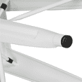 thumbnail image 6 of Alden Design Industrial Metal 30" Stackable Backless Bar Height Stools, Set of 4, White, 6 of 10