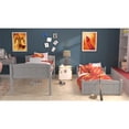 thumbnail image 6 of Hillsdale Alexis Wood Arch Twin Over Twin Floor Bunk Bed Gray, 6 of 15