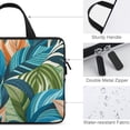 thumbnail image 3 of AWERP Palm Tree Leaves Tropical Jungle Leaf Banana Leaves Hawaiian Spring Summer Flower Diving fabric Laptop Carrying Bag Laptop Sleeve Carrying Bag 10inch, 3 of 5