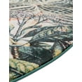 thumbnail image 5 of Unique Loom Blossom Collection Area Rug - Ocho (4' x 6' Oval Multi/Beige), 5 of 7