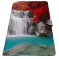 thumbnail image 2 of PKQWTM Waterfall in deep rain forest jungle Book Cover Book Protector Book Sleeve Book Pouch Book Bag 6x9 inch, 2 of 4