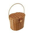 thumbnail image 3 of Woven Fruit Basket Carrier Durable PP and Iron Construction for Wedding Gifts and Vegetable Storage, 3 of 8