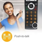 AT&T 2-Handset Expandable Cordless Phone with Unsurpassed Range, Smart Call Blocker and Answering System, CL82219 (Black)