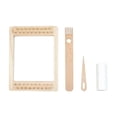 thumbnail image 3 of Kit de Telar de Madera Macarena 20 cm x 15 cm 4 Piezas, 3 of 8