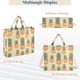thumbnail image 6 of FORMRS Womens Corduroy Tote Bag Crossbody Shoulder Handbag with Pocket, Sunshine Pineapples, 6 of 7