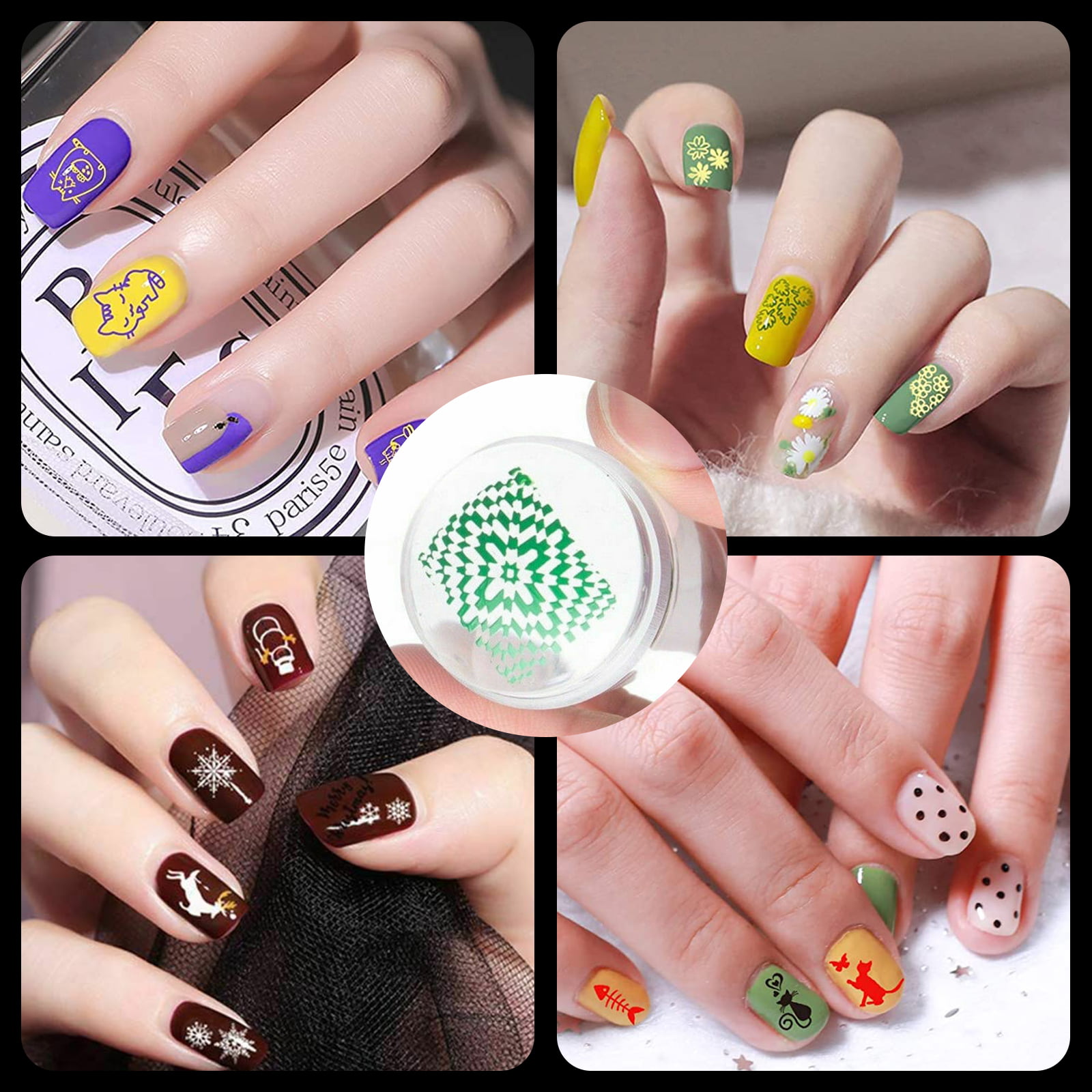 Simple nail art❤ DIY nail art without any tools 💖💅 You tube 👉Rimi's  Creations You tube full video link 👉https://youtu.be/PIN-1p_hSiM |  Instagram