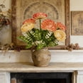 thumbnail image 3 of Artificial Small Tea Bud Fake Flowers, Silk Floral Bouquet for Wedding Mother's Day Bridal Decor, Realistic Faux Flower Arrangement for Home Table and Mantel Decor, E, 3 of 6