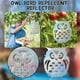 thumbnail image 1 of Xihbxyly Repelente de Aves con Diseño Holográfico de Búho 3D, Material Reflectante de Doble Cara, Fácil de Colgar, Multiusos, Protección para Árboles Frutales de Jardín, Juego de 10 Unidades, 19,5 X, 1 of 7