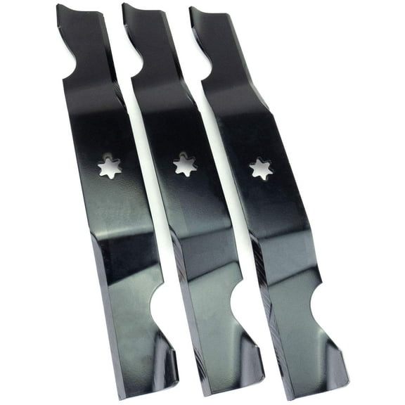(3) Blades Compatible With Cub Cadet 50" RZT Series 742-04053, 942-04053A