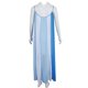 thumbnail image 5 of Vestido de playa Yinane Vestido de la raya de la correa de espagueti XL Azul, 5 of 8