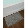 thumbnail image 2 of Ski Pattern Bath Mat, Colorful Jumble Doodle Illustration of Winter Sports Items Repetitive Design, Plush Bathroom Decor Mat with Non Slip Backing, 29.5" X 17.5", Multicolor, by Ambesonne, 2 of 2