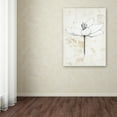 thumbnail image 3 of Trademark Fine Art Floral Canvas Art ' Pencil Floral I Gold ' by Avery Tillmon, 3 of 3