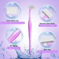 thumbnail image 5 of 12 Pcs Petits Rasoirs pour Sourcils Mini Rasoirs pour le Visage Épilation du Visage Rasoirs pour Sourcils Microblades Outil de Beauté Accessoires pour Femmes Hommes (Violet), 5 of 5