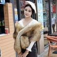 thumbnail image 6 of Faux fur Capes for Women Bridal Scarves Bridal Shawl Warm Wrap Stoles for Wedding Dresses, 6 of 7