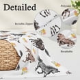 thumbnail image 3 of Spring Flowers Pillow Covers 12"x20", Black Brown White Horse Country Vintage Soft Brushed Microfiber Breathable Throw Pillow Covers, Pillowcase with Zipper for Couch Sofa Bedroom Living Room, 3 of 9