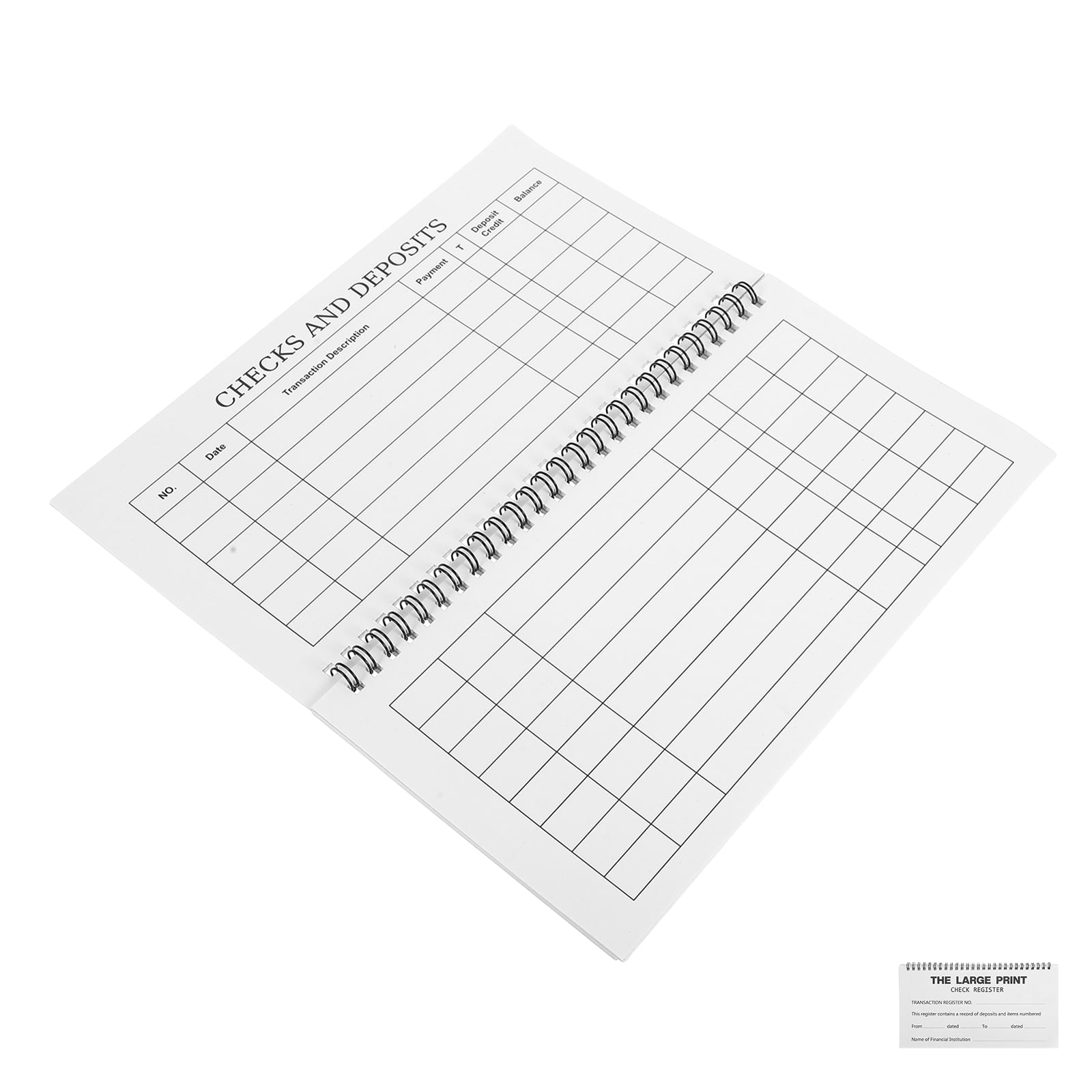 COMPUKAS Personal Finance - Portable White Expense Tracker and Budget Planner for Management