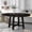 Espresso, variant on MiHowe Set of 2 Wood Upholstered Dining Chairs with Nailhead, Curved Legs Fabric Dining Room Chairs for Farmhouse Kitchen