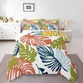 thumbnail image 1 of Erosebridal Tropical Palm Tree Bedding Comforter Set, Botanical Plant Leaf Down Comforter, Reversible 2 Pieces, 1 of 8