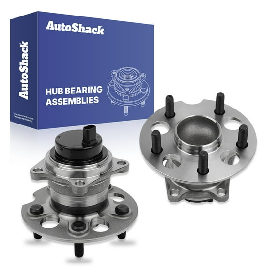 AutoShack Rear Wheel Hub Bearing Assemblies Left & Right with ABS Replacement for 2004-2010 Toyota Sienna 2-PC Set