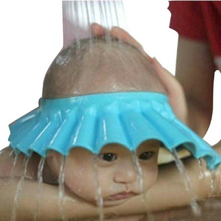 - Safe Shampoo Shower Bathing Protect Soft Cap Hat for Baby Children Kids