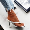 thumbnail image 2 of Amzcrzy Zapatos de mujer,Zapatos de mujer,Zapatillas de mujer, Sandalias planas de mujer, sandalias de playa para mujer, zapatillas casuales antideslizantes de verano Sandalias Mujer Zapatillas De Ca, 2 of 4