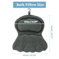 thumbnail image 7 of Unique Bargains Bath Pillows for Tub Bath Tub Pillows for Head and Neck with Soft Air Mesh Fabric Gray, 7 of 7