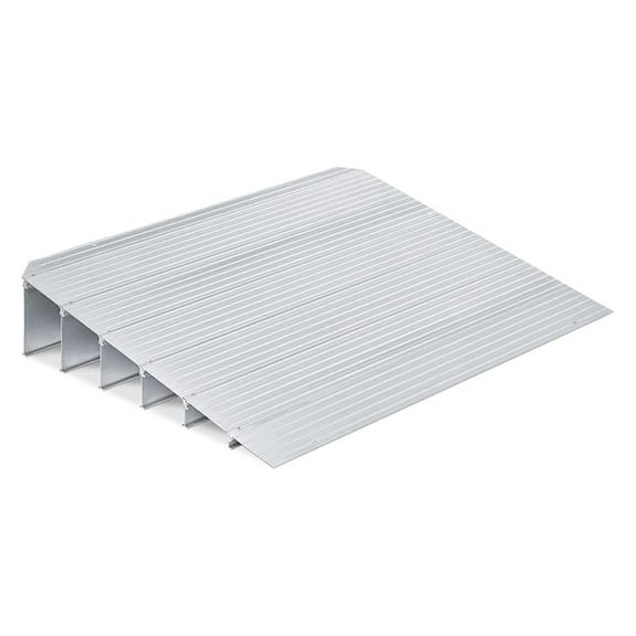 6" Threshold Ramp for Doorways, Aluminum Door Entry Ramps for wheelchairs for Home, Scooters, Power Chairs, , 34" Width, 800lbs Load Capacity