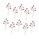 thumbnail image 2 of Corazones artificiales para San Valentín, ramas florales, púas florales artificiales 10 piezas, 2 of 9