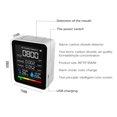 thumbnail image 2 of Digital Air Quality Monitor Precise Temperature Humidity Meter Air Quality Monitor Portable Tester For CO2 TVOC, 2 of 9