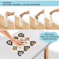 thumbnail image 3 of Yayeee 6 Pack Kitchen Dish Cloths for Washing Dishes Soft Absorbent Microfiber Towels, White and Black, 3 of 9