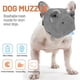 thumbnail image 3 of Short Snout Dog Muzzles,bulldog Muzzle Adjustable Breathable Mesh Dog Muzzle For Briting Chewing, 3 of 5