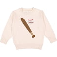 thumbnail image 2 of Inktastic Baseball Bat and Ball Toddler Sweatshirt, 2 of 4