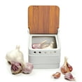thumbnail image 3 of Stoneware Garlic Keeper - White, 3 of 3