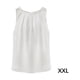 thumbnail image 4 of Guardurnaity Nueva blusa informal sin mangas con cuello de gasa a la moda para mujer de verano Ropa interior Blanco XXL Guardurnaity FS5367-10, 4 of 6