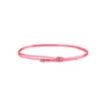 thumbnail image 1 of INSPIRE CHIC Women's Detachable Transparent CLear Crossed Shoe Strap Red Adjustable length: 60-63cm/23.6"-24.8", 1 of 4