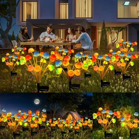 

Solar Garden Lights Solar Lights Outdoor Solar Yard Decor Outside Water Proof Garden Decor For Front Porch Patio Backyard