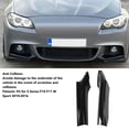 thumbnail image 2 of Bumper Corner Diffuser, Impact Proof Front Bumper Lip Spoiler Reduce Wind Resistance 2PCS  For 5 Series F10 F11 M Sport, 2 of 7