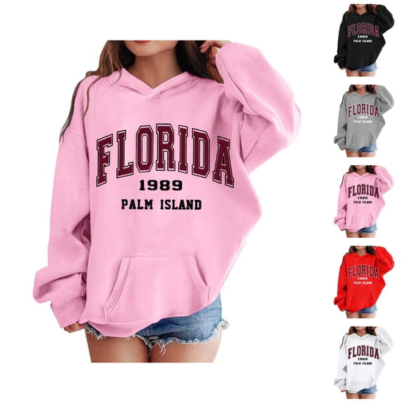 Kids City Name Hoodies Fashion Long Sleeve Graphic Hooded Sweatshirt with Pockets for Boys Girls Pullover Tops