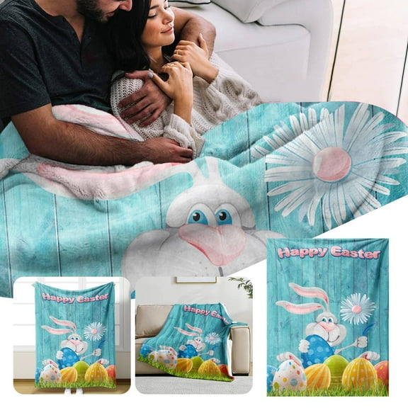 Easter Blankets And Throws Home Furnishing Blanket Flannel Blanket Warm Blanket Decoration Blanket Giyblacko